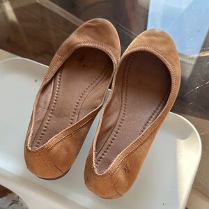 Frye Women's Tan Leather Ballet Flats